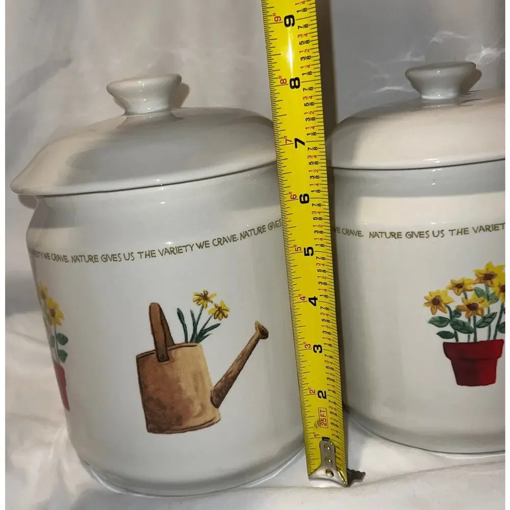 One of a Kind Thomas Pottery 4 Piece Canister Set